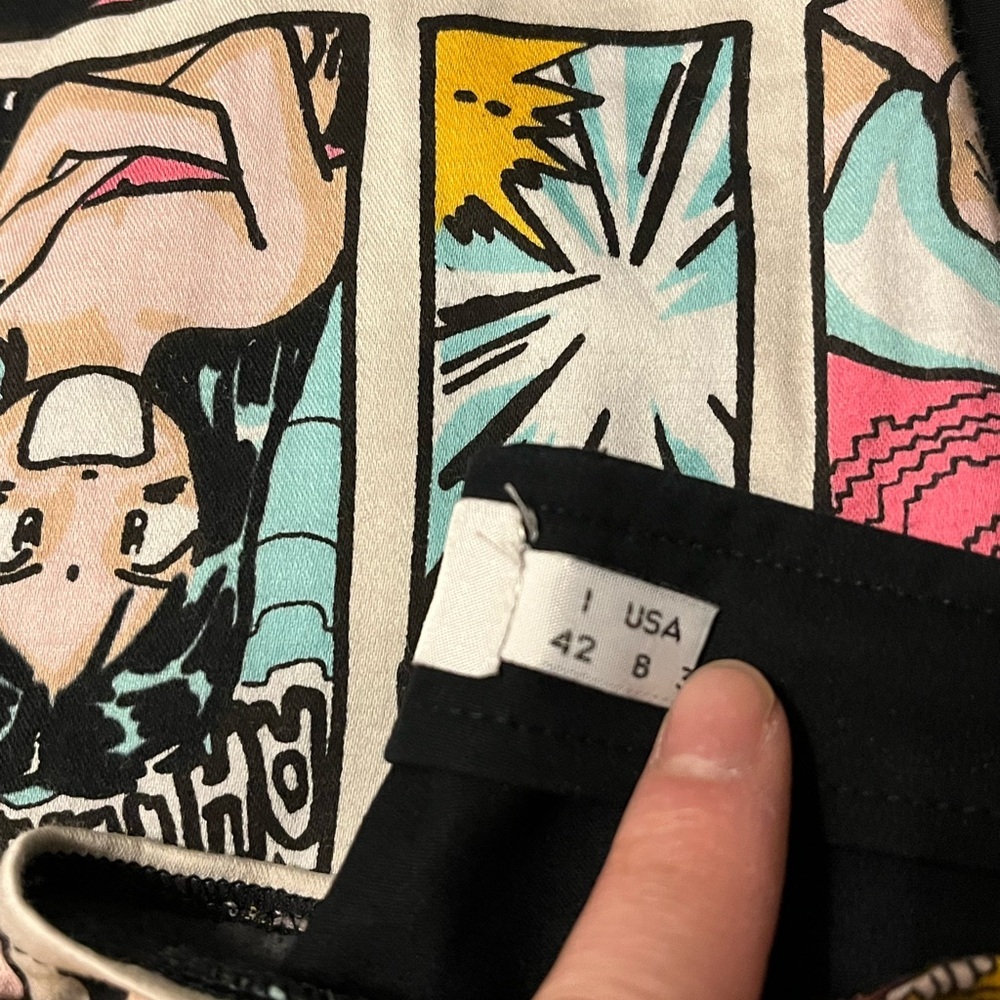 Vintage 90s comic graph moschino pant - Picture 4 of 6